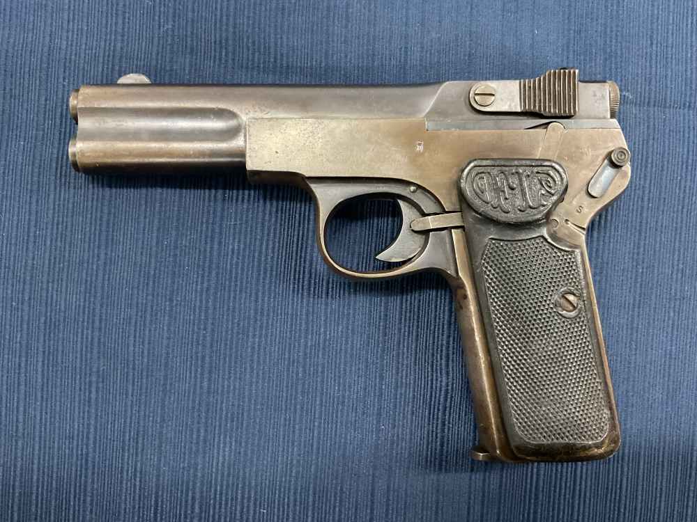 WW1 German Langenhan Selbstlader Pistol .32 ACP/7.65MM 4” Barrel C&R-img-3
