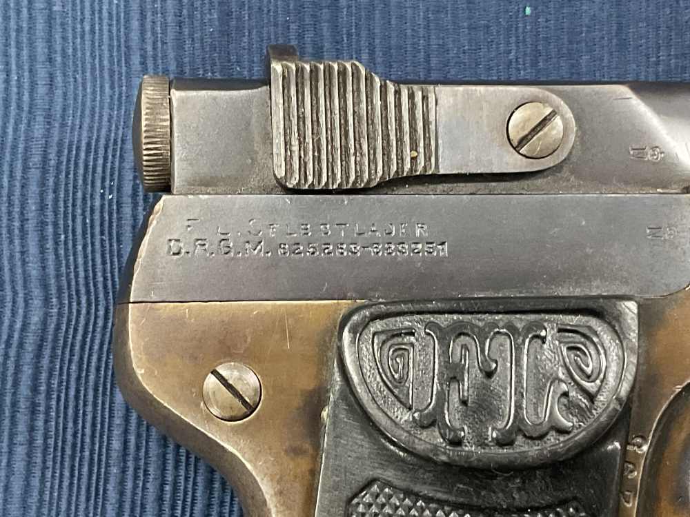 WW1 German Langenhan Selbstlader Pistol .32 ACP/7.65MM 4” Barrel C&R-img-14