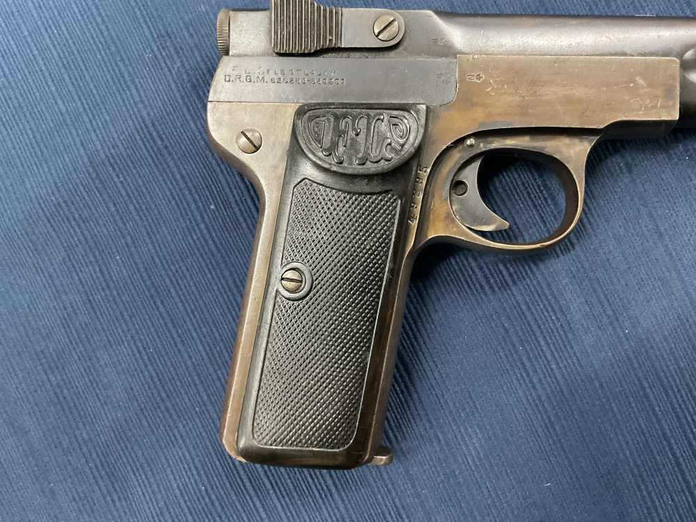 WW1 German Langenhan Selbstlader Pistol .32 ACP/7.65MM 4” Barrel C&R-img-1