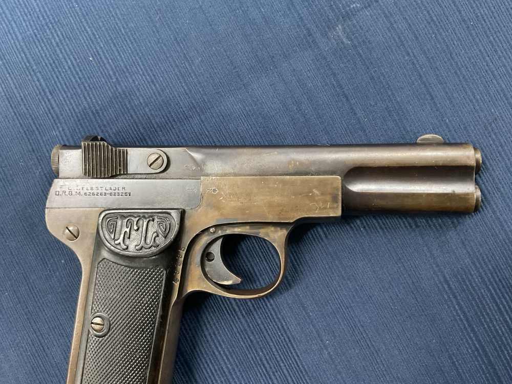 WW1 German Langenhan Selbstlader Pistol .32 ACP/7.65MM 4” Barrel C&R-img-2