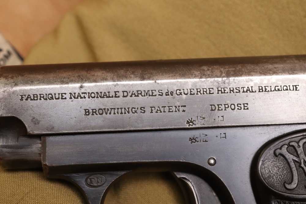 FN Model 1906 Baby Browning .25ACP 2.4" Blued Semi-Automatic Pisto-img-9