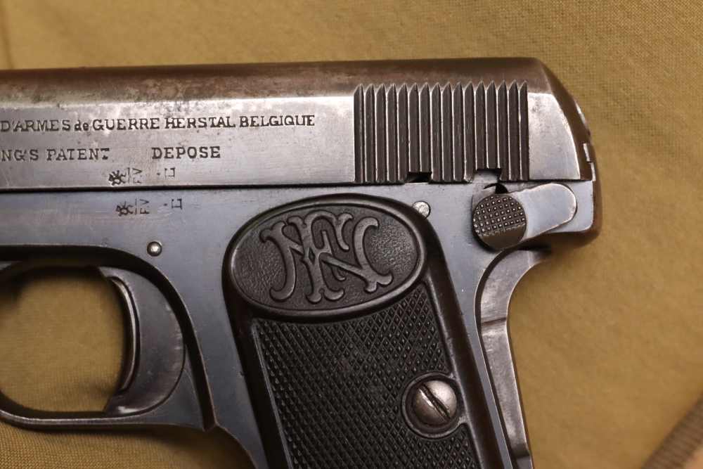 FN Model 1906 Baby Browning .25ACP 2.4" Blued Semi-Automatic Pisto-img-7
