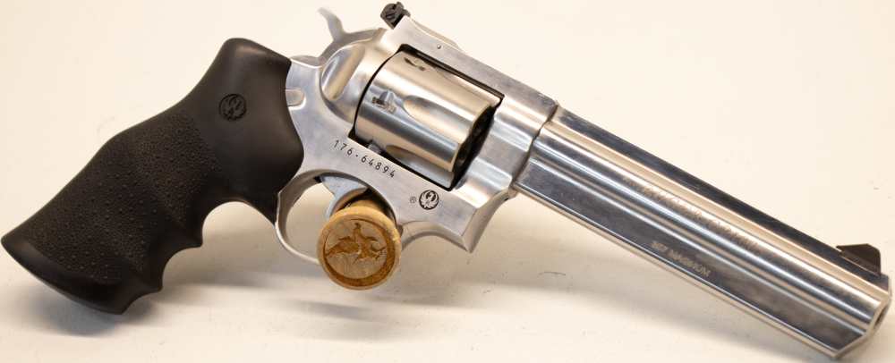 Ruger GP100 Revolver .357 Magnum / 6" Stainless Hogue Model 01707-img-0