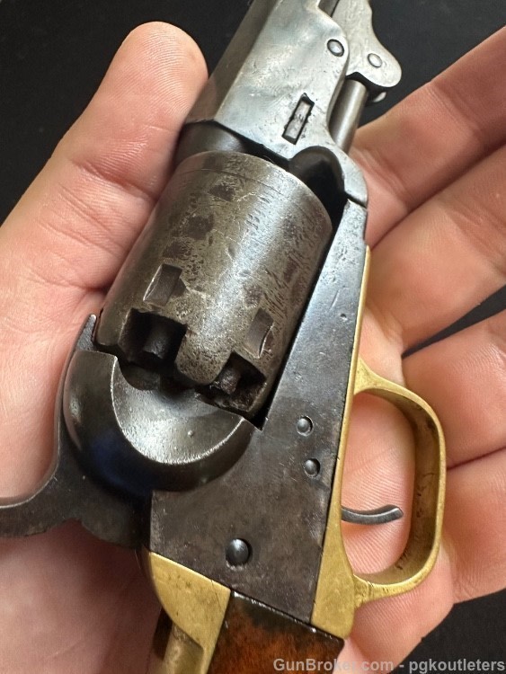 1865 - COLT 1849 POCKET PERCUSSION REVOLVER 6" .31cal-img-38