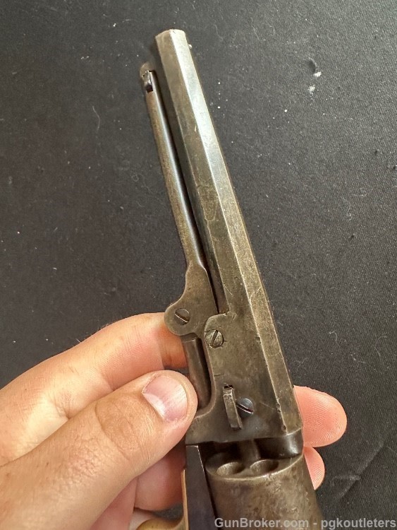 1865 - COLT 1849 POCKET PERCUSSION REVOLVER 6" .31cal-img-45