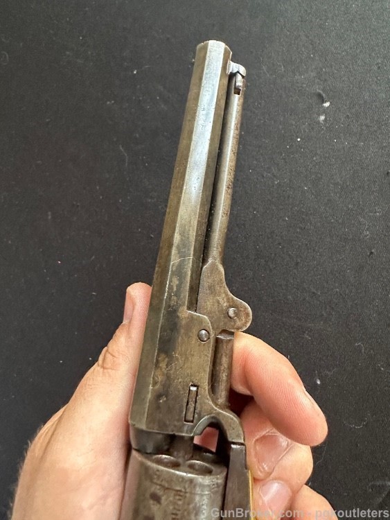 1865 - COLT 1849 POCKET PERCUSSION REVOLVER 6" .31cal-img-46