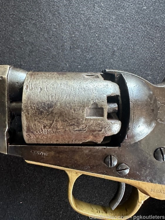 1865 - COLT 1849 POCKET PERCUSSION REVOLVER 6" .31cal-img-1