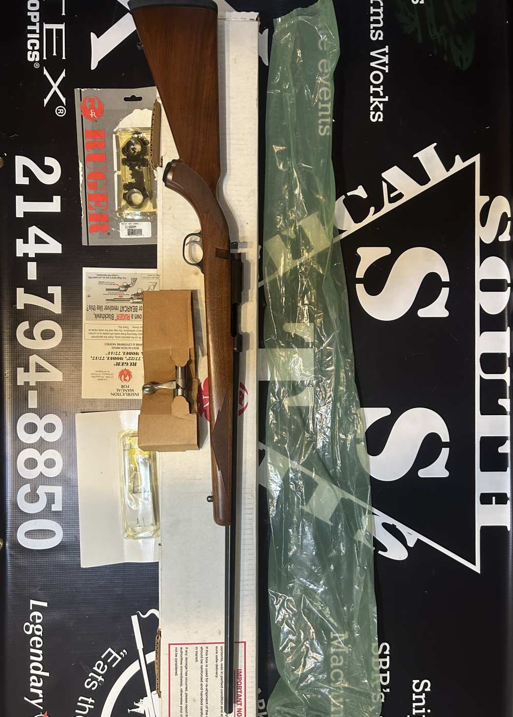 Ruger 77-17 RM 17HMR like new in box -img-1
