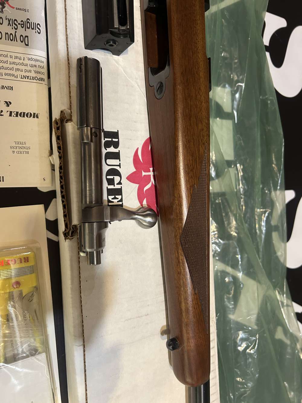 Ruger 77-17 RM 17HMR like new in box -img-7