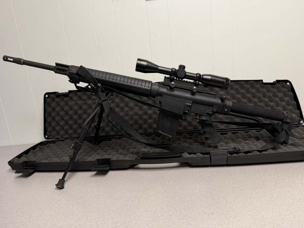 Pre-ban Bushmaster 308, 7.62mm, 22”, Springfield 6x40 Government Scope-img-0