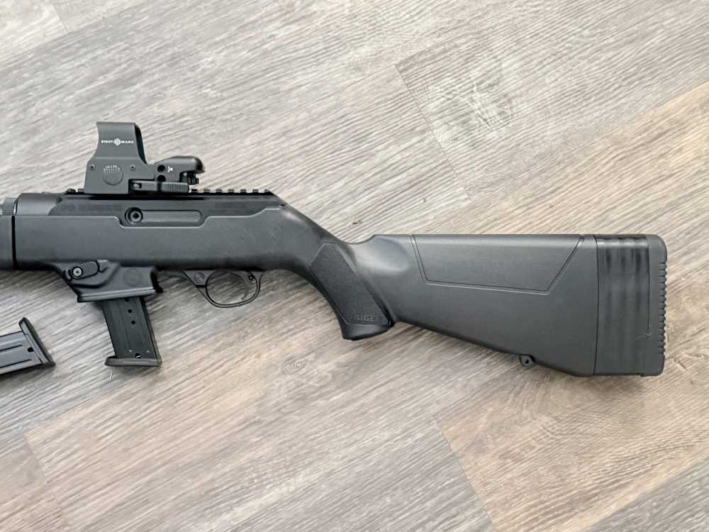 Ruger PC Carbine 9mm take-down threaded red dot sight-img-5