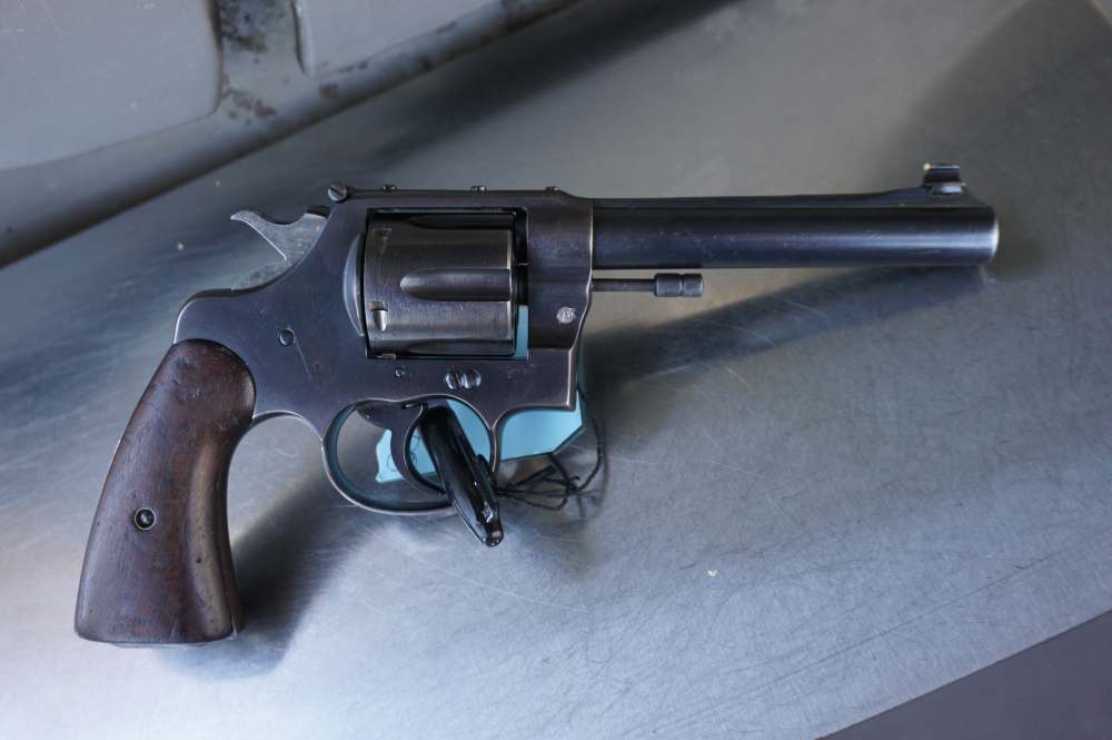 Colt New Service 45 LC 5 1/2 Inch Customized Target Sights -img-5