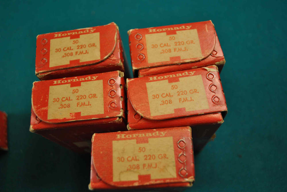 Hornaday 308 caliber 220 gr bullets 225 F.M.J. 225 Round Nose-img-0
