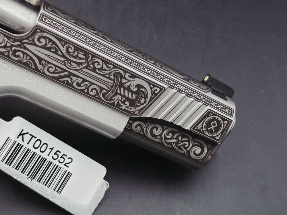 Wayfinder's Oath Engraved KIMBER 45acp 1911 Bundle DK Customs Penny Auction-img-11