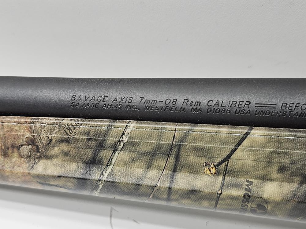 Savage Axis 7mm-08 Rem Mag with Weaver scope-img-4