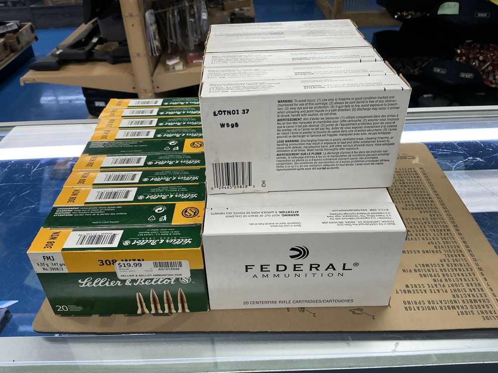 500 ROUNDS OF FEDERAL & SB .308 7.62X51 PENNY AUCTION BOXED .01 NR LAYAWAY -img-0