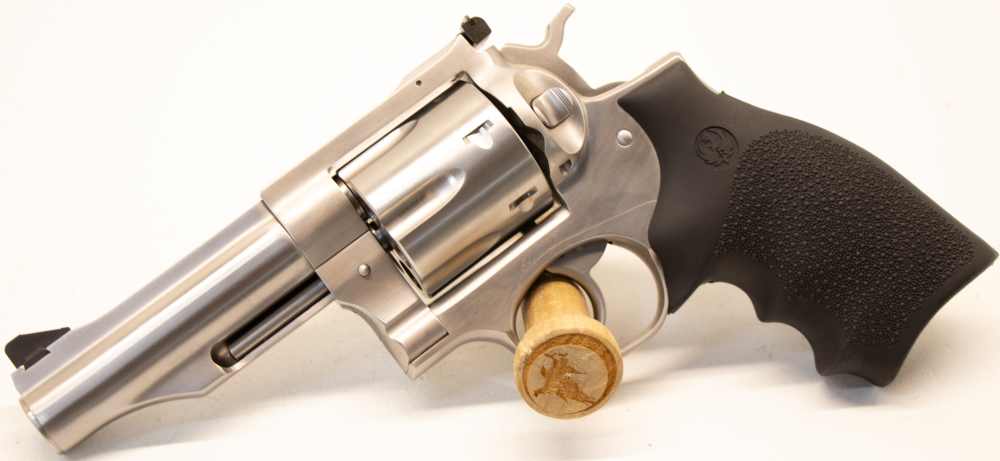 Ruger Redhawk Revolver .44 Magnum / 4.2" Stainless Hogue Grip-img-3