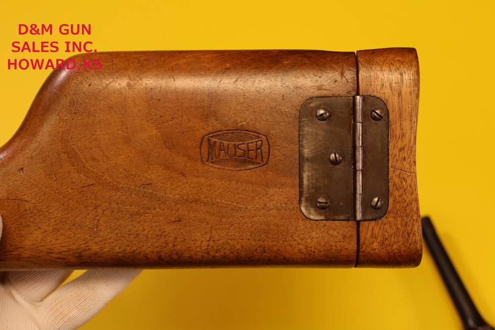 Mauser C96 Broomhandle Bolo 7.63x25mm Shoulder Stock & Holster MFG 1921-img-26