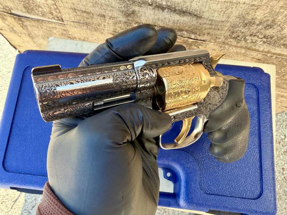 Colt King Cobra High Polished Stainless Steel & 24k Gold 3” barrel-img-18
