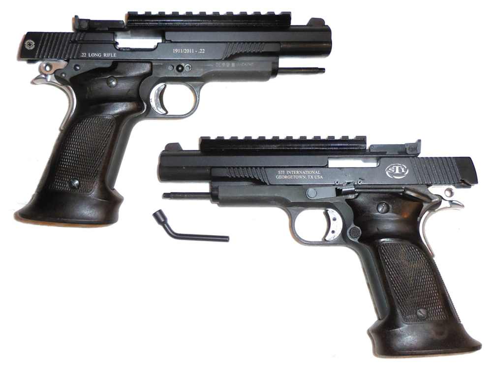 MARVEL – STI .22 LR 1911 Match Pistol on GSG Frame with 8 Magazines-img-4