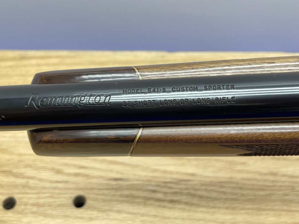 1972 Remington Model 541-S .22 S/L/LR 24" Blue *ELEGANT ENGRAVED RECEIVER*-img-40