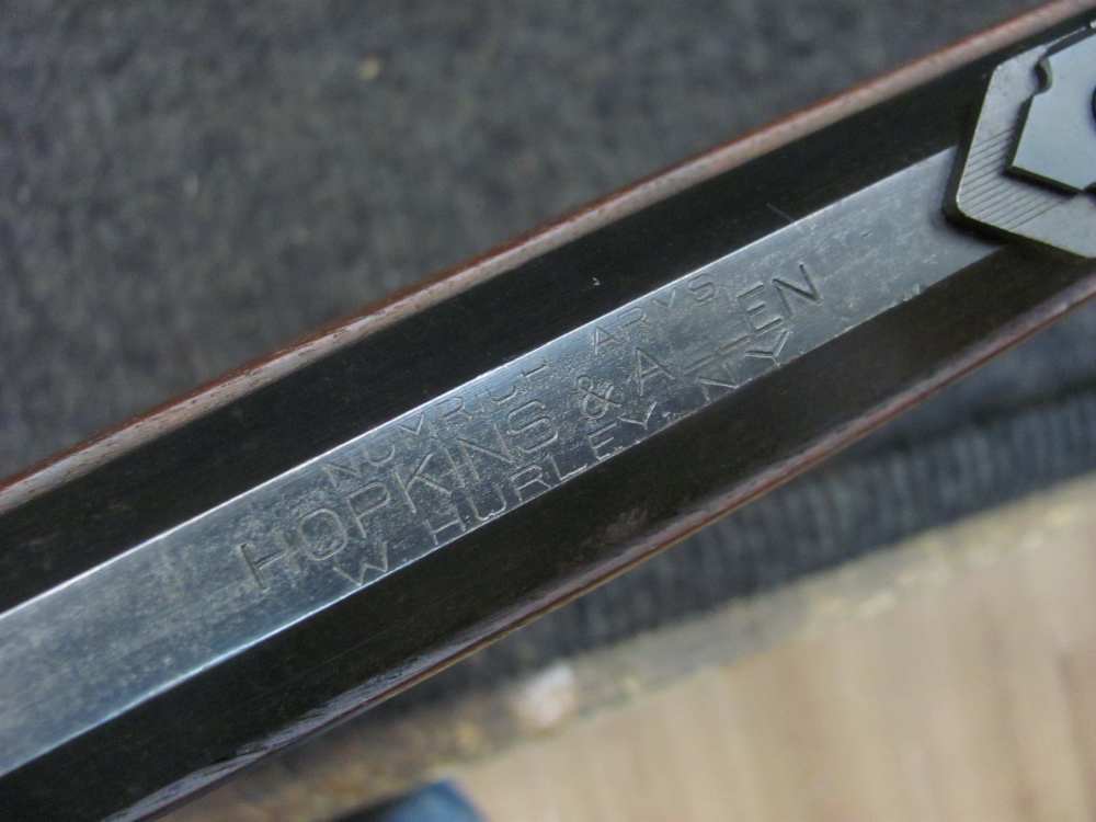 Hopkins & Allen Underhammer 36 Cal ? Numrich West Hurley NY & FREE Antique -img-42