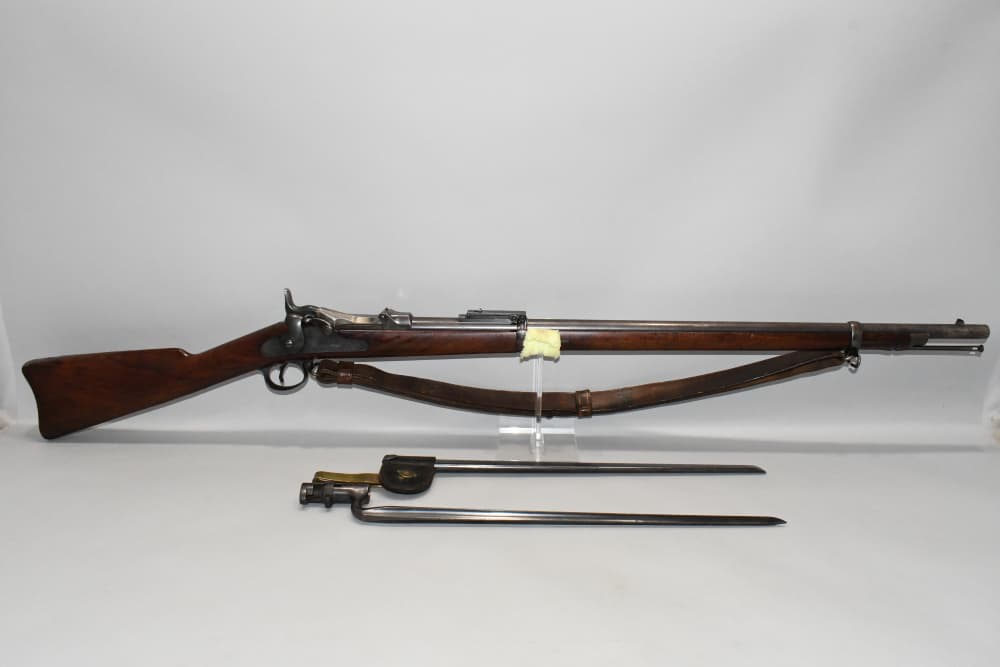 US Springfield Model 1884 Cadet 2nd Type Trapdoor Rifle 45-70 Govt W Extras-img-0