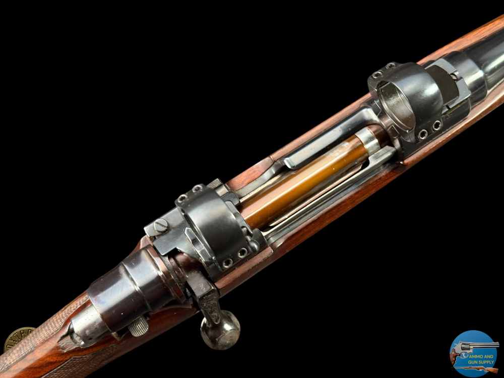 JOHN RIGBY & CO DELUXE BOLT RIFLE - 275 RIGBY -ENGRAVED- 1" QD RINGS - 1991-img-13