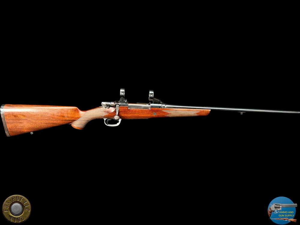 JOHN RIGBY & CO DELUXE BOLT RIFLE - 275 RIGBY -ENGRAVED- 1" QD RINGS - 1991-img-1