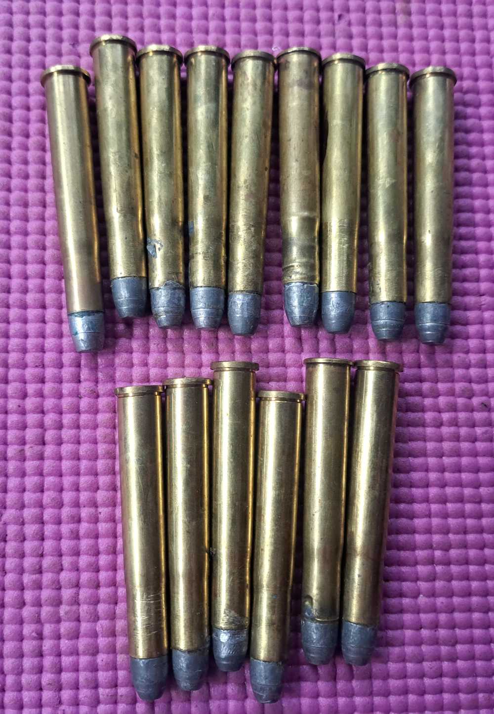 Thirty Three Scarce Reloaded 38-72 WCF Cartridges-img-4