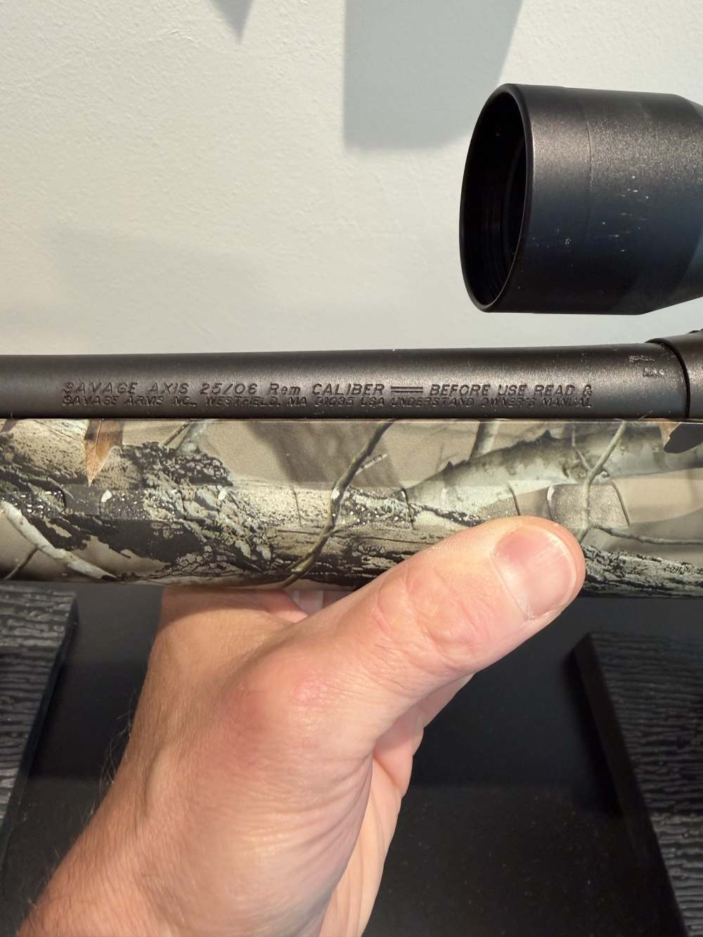 Savage Axis II .25-06 Remington Bolt-Action Rifle with Mounted Scope, Camo -img-3
