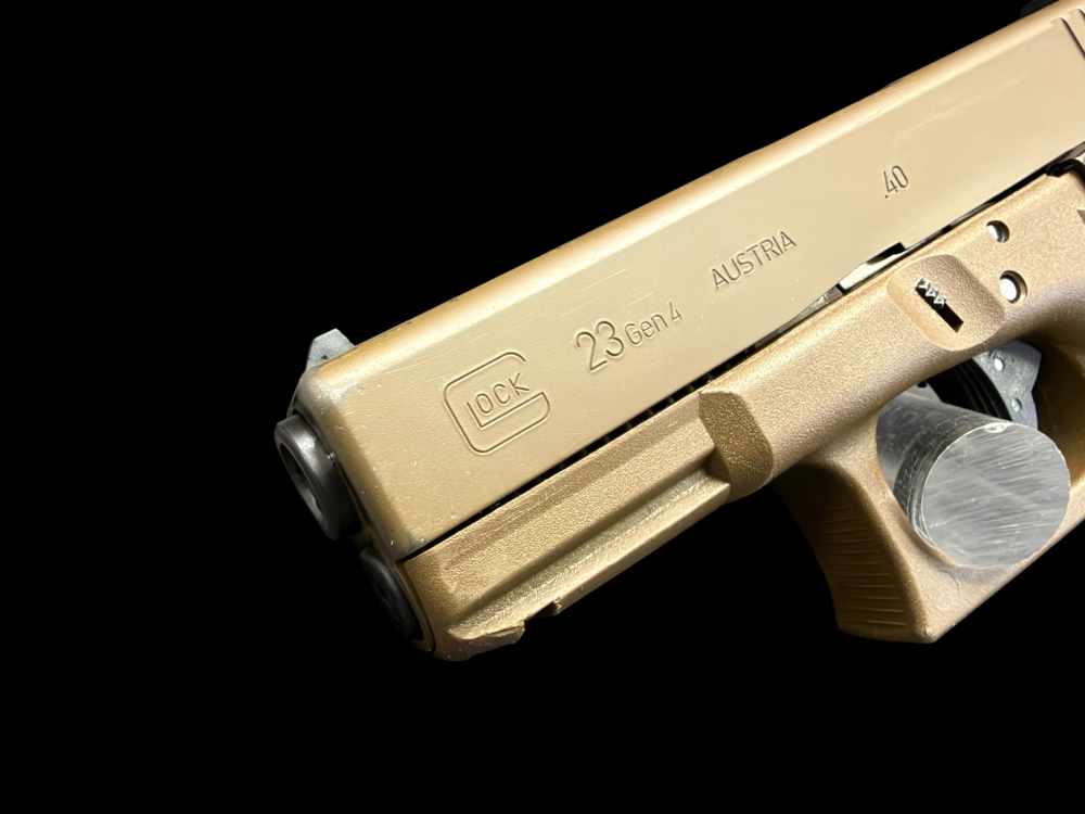 PROBLEM SOLVER! GLOCK 23 GEN 4 FDE .40 S&W W/DRUM, 3-13rd MAGS & 2 STENDOS-img-4