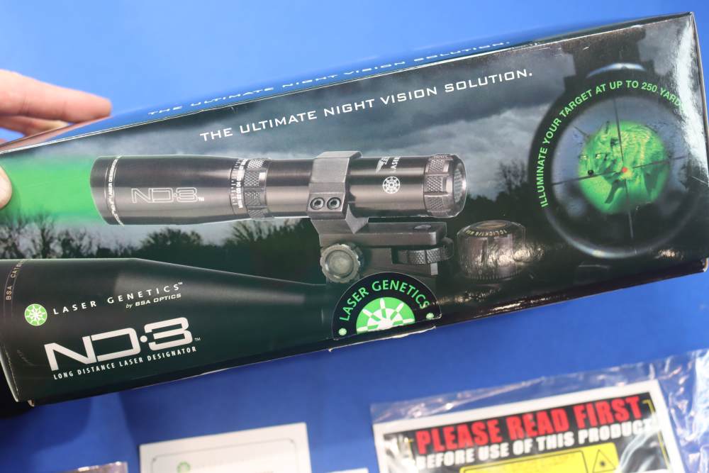 LASER GENETICS Model ND.3 Laser Designator Green Night Vision Solution NEW -img-11