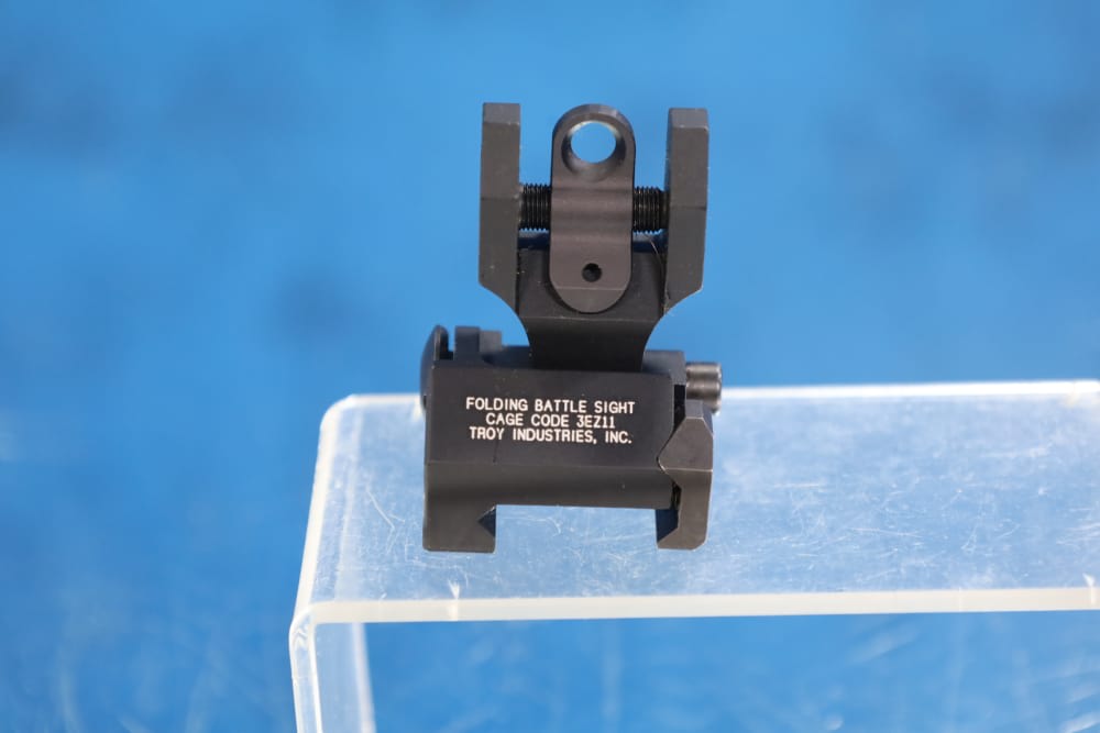 Troy Industries Folding Battle Sight Set Ruger Branding-img-4