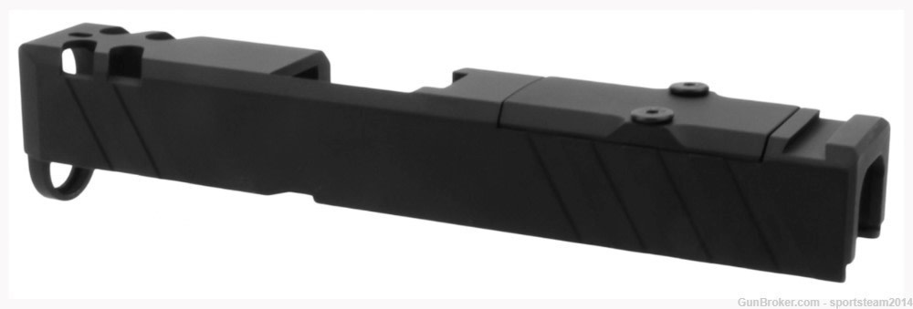 RMR Optic Ready GLOCK 26 SLIDE + With Cover Plate +Guide Rod Full Parts Kit-img-3