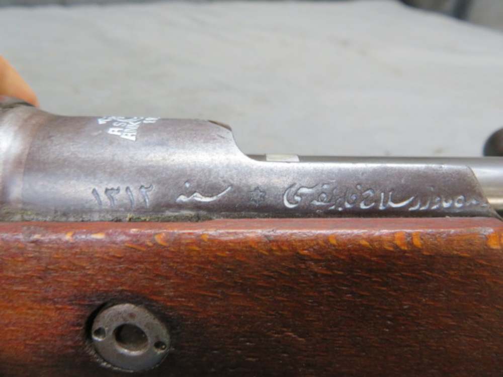 ANTIQUE TURKISH MODEL 1893 MAUSER RIFLE-TC ANKARA 1936-GREAT MARKINGS-img-9