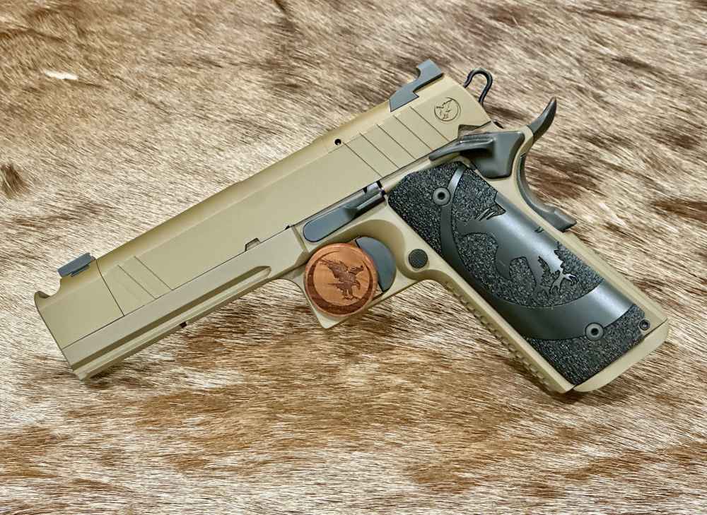 NIGHTHAWK CUSTOM SAND HAWK GOV'T 9MM 1911 SINGLE STACK, IOS, OTHER UPGRADES-img-8
