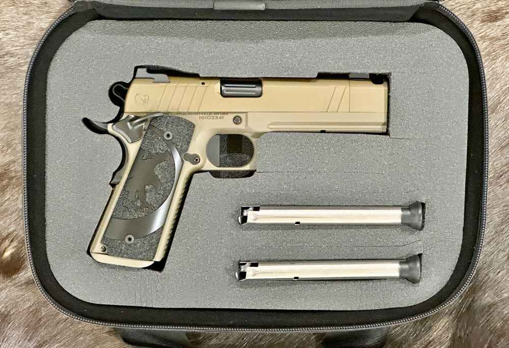 NIGHTHAWK CUSTOM SAND HAWK GOV'T 9MM 1911 SINGLE STACK, IOS, OTHER UPGRADES-img-23