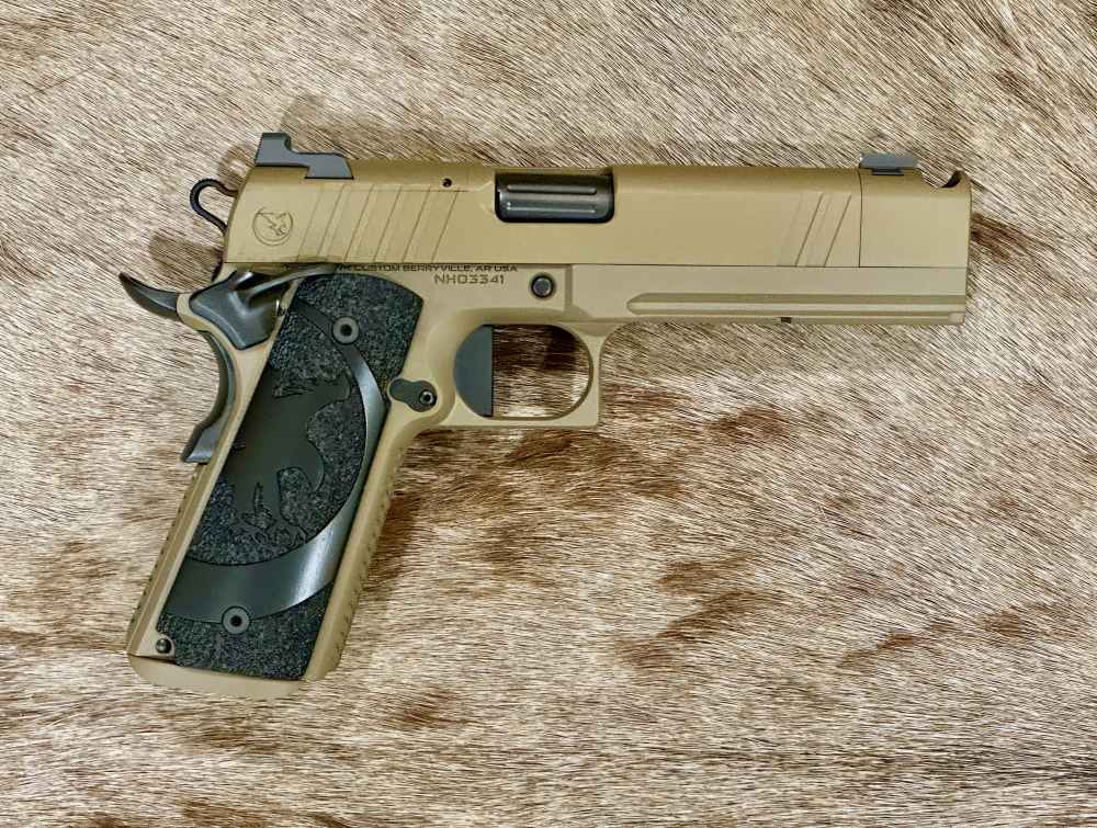 NIGHTHAWK CUSTOM SAND HAWK GOV'T 9MM 1911 SINGLE STACK, IOS, OTHER UPGRADES-img-3