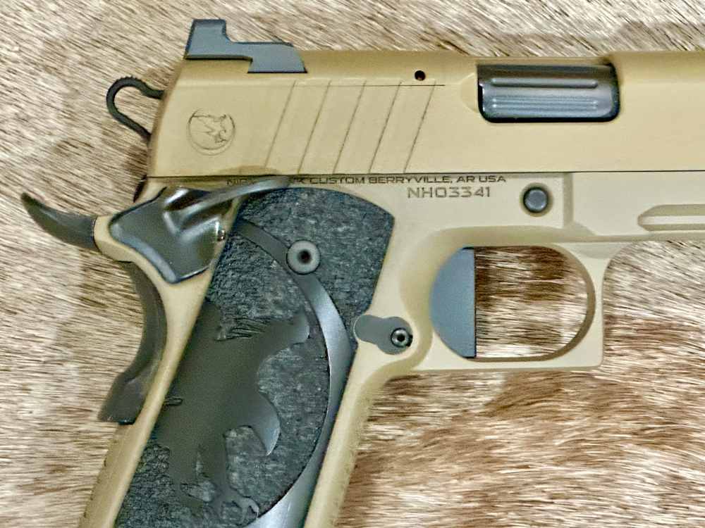 NIGHTHAWK CUSTOM SAND HAWK GOV'T 9MM 1911 SINGLE STACK, IOS, OTHER UPGRADES-img-5