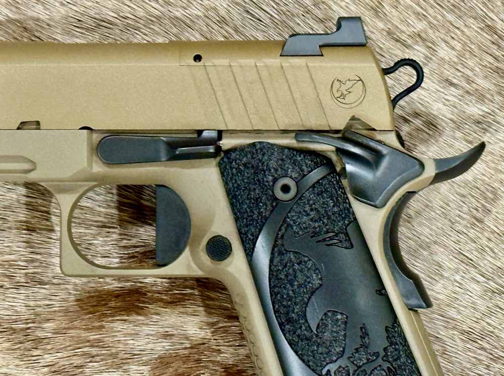 NIGHTHAWK CUSTOM SAND HAWK GOV'T 9MM 1911 SINGLE STACK, IOS, OTHER UPGRADES-img-11