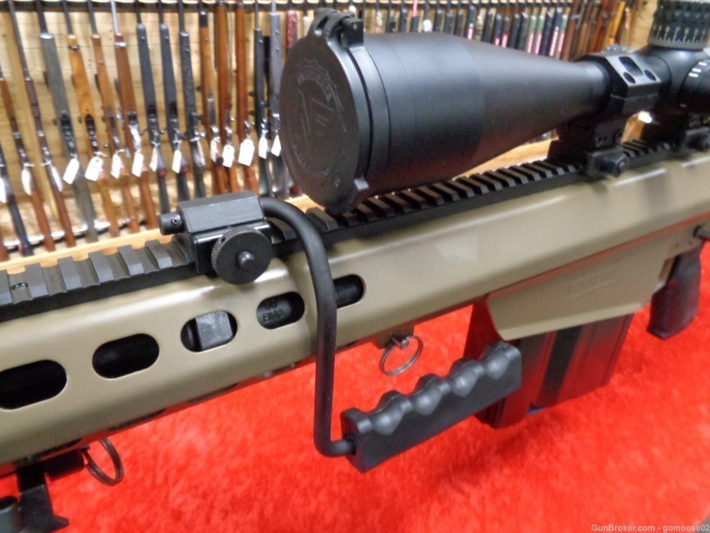 Barrett 50 BMG 82 A2 FDE M82A1 Nightforce Scope Long Range PACKAGE WE TRADE-img-13