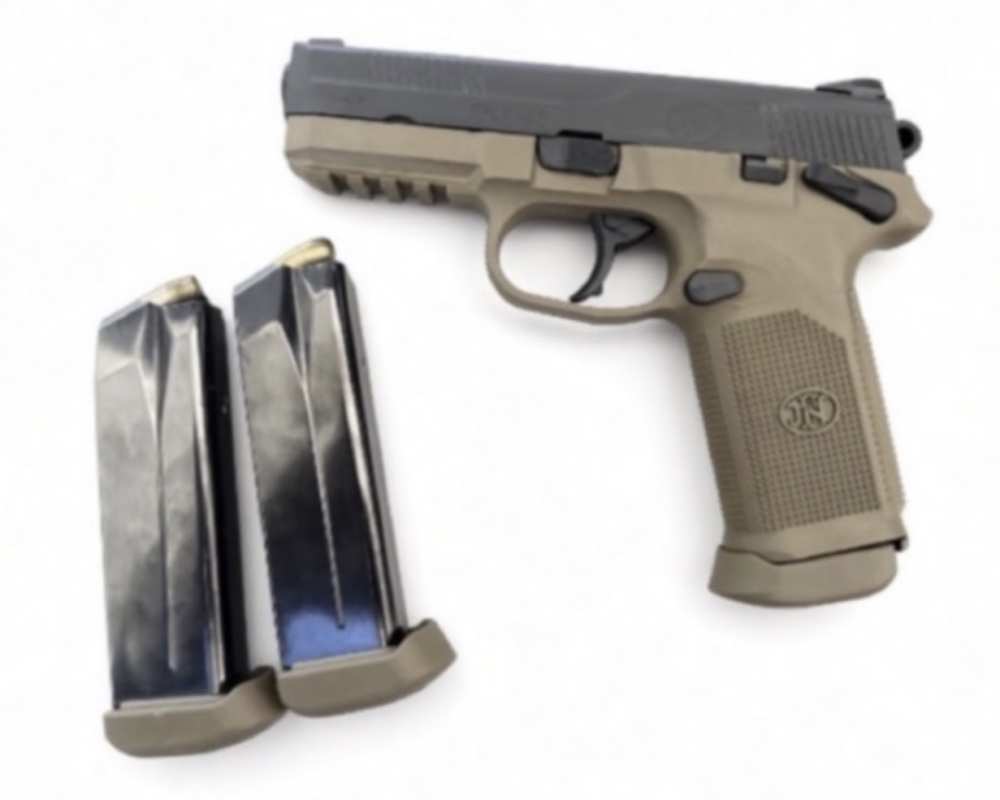 FN FNX-45 15+1 Flat Dark Earth 3-15rd mags Original Box-img-0
