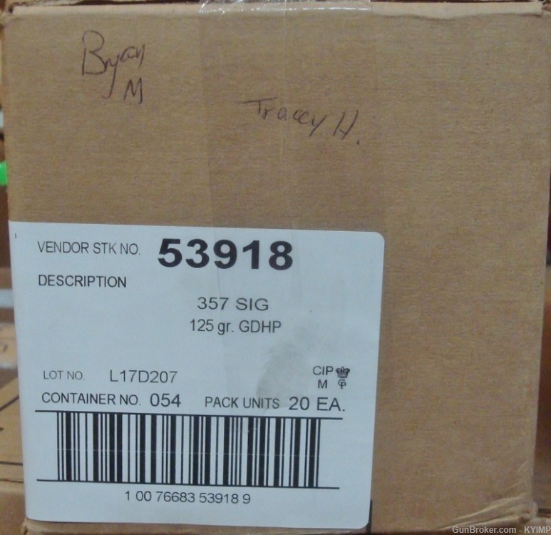 100 Speer Gold Dot 125 grain GDHP 357 SIG new ammunition 53918-img-4