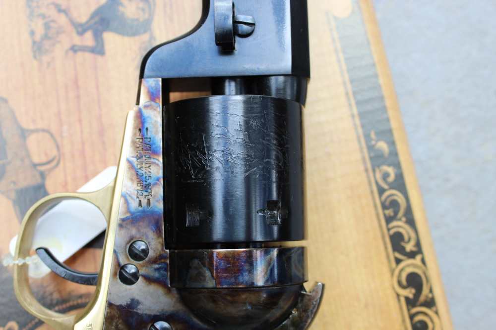 NIB Cimarron Colt Navy 1851 Richards-Mason .38 Spl 7.5"Oct.Revolver M1851-img-2