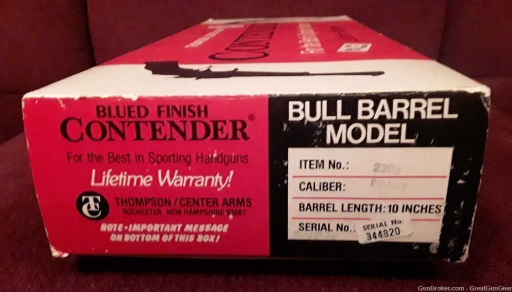 Thompson Center TC Contender Pistol Frame & 3 Barrels 22 WMR 22 LR 223 REM-img-25