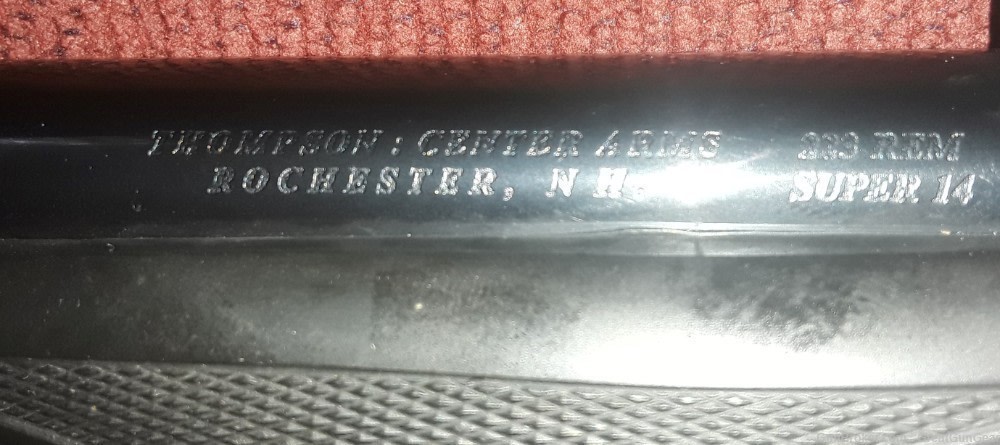 Thompson Center TC Contender Pistol Frame & 3 Barrels 22 WMR 22 LR 223 REM-img-17