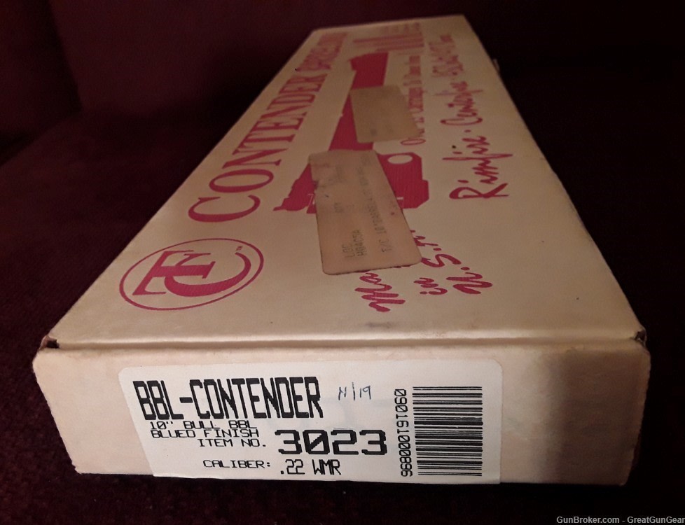 Thompson Center TC Contender Pistol Frame & 3 Barrels 22 WMR 22 LR 223 REM-img-27