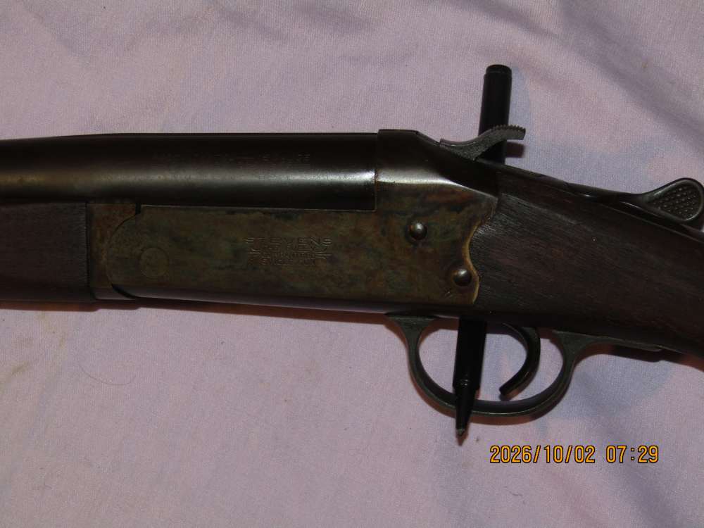 Stevens, single-shot shotgun, 16 ga,, 28 inch barrel, full choke, fair-img-6
