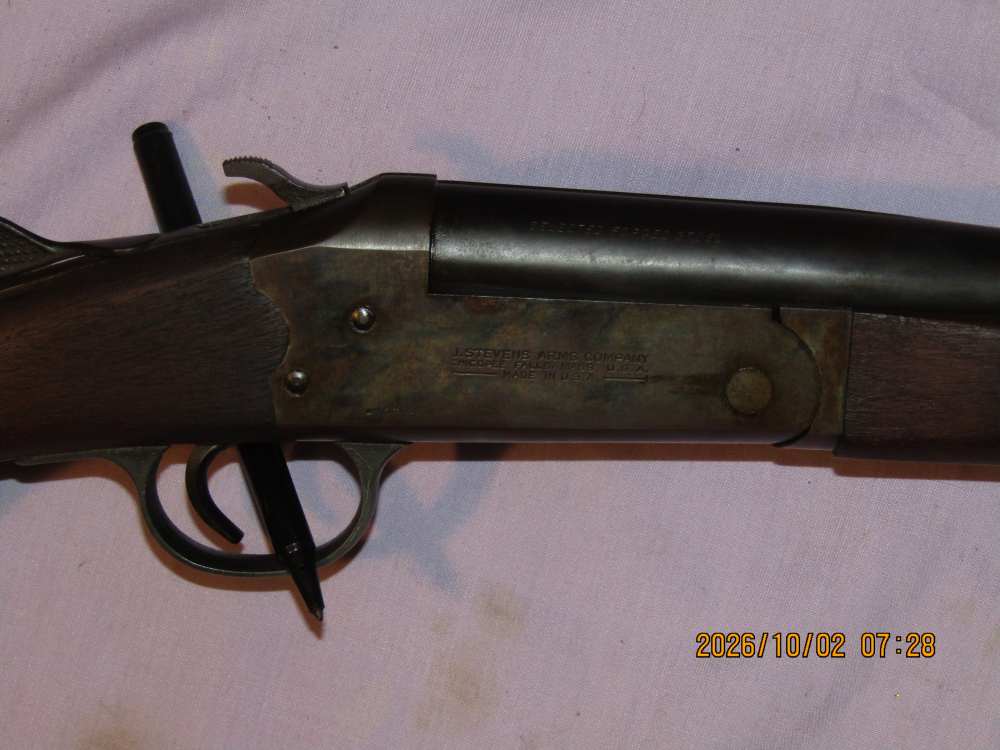 Stevens, single-shot shotgun, 16 ga,, 28 inch barrel, full choke, fair-img-1